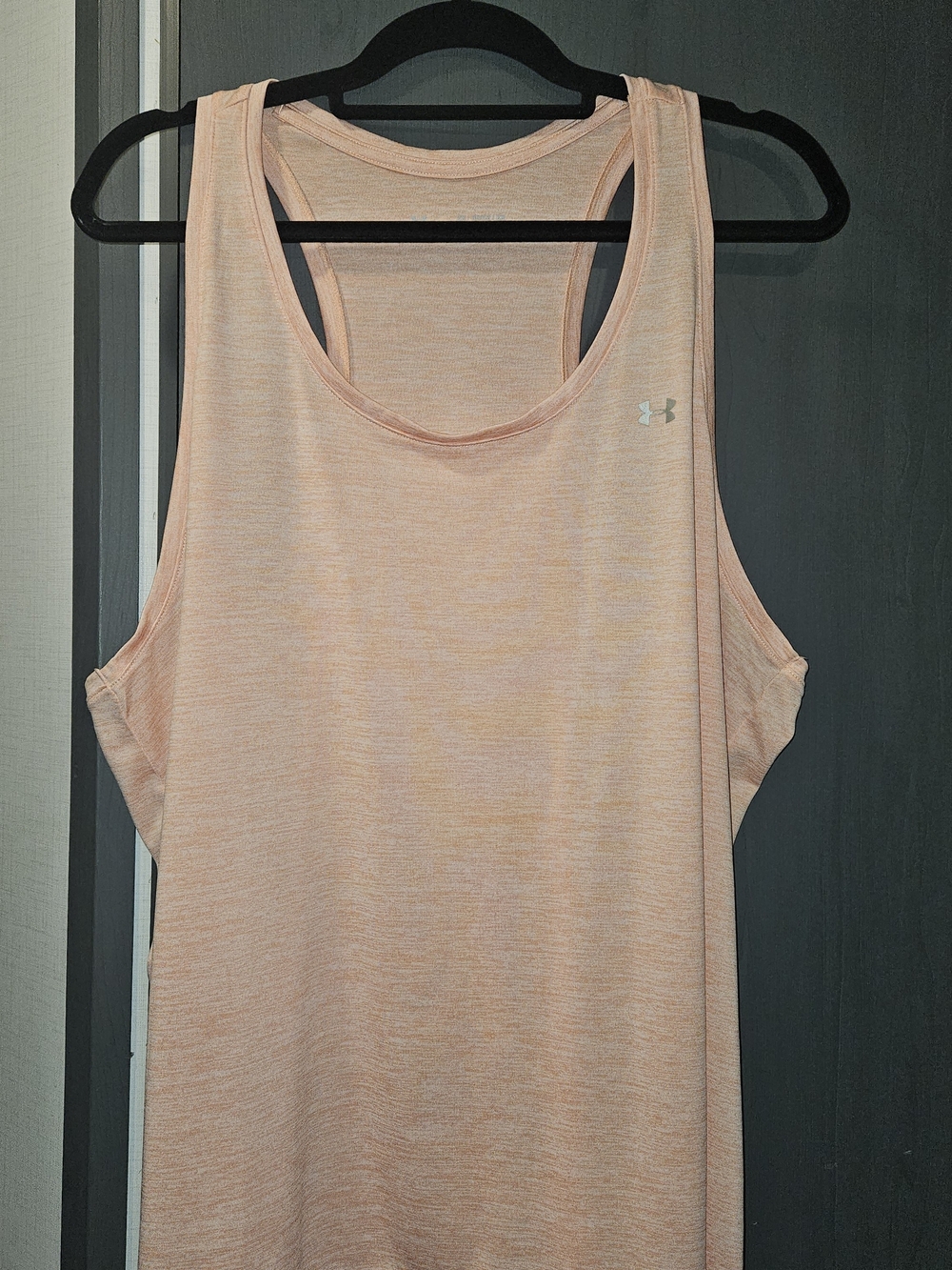 Under Armour Women's Light Peach Racerback Performance Tank
